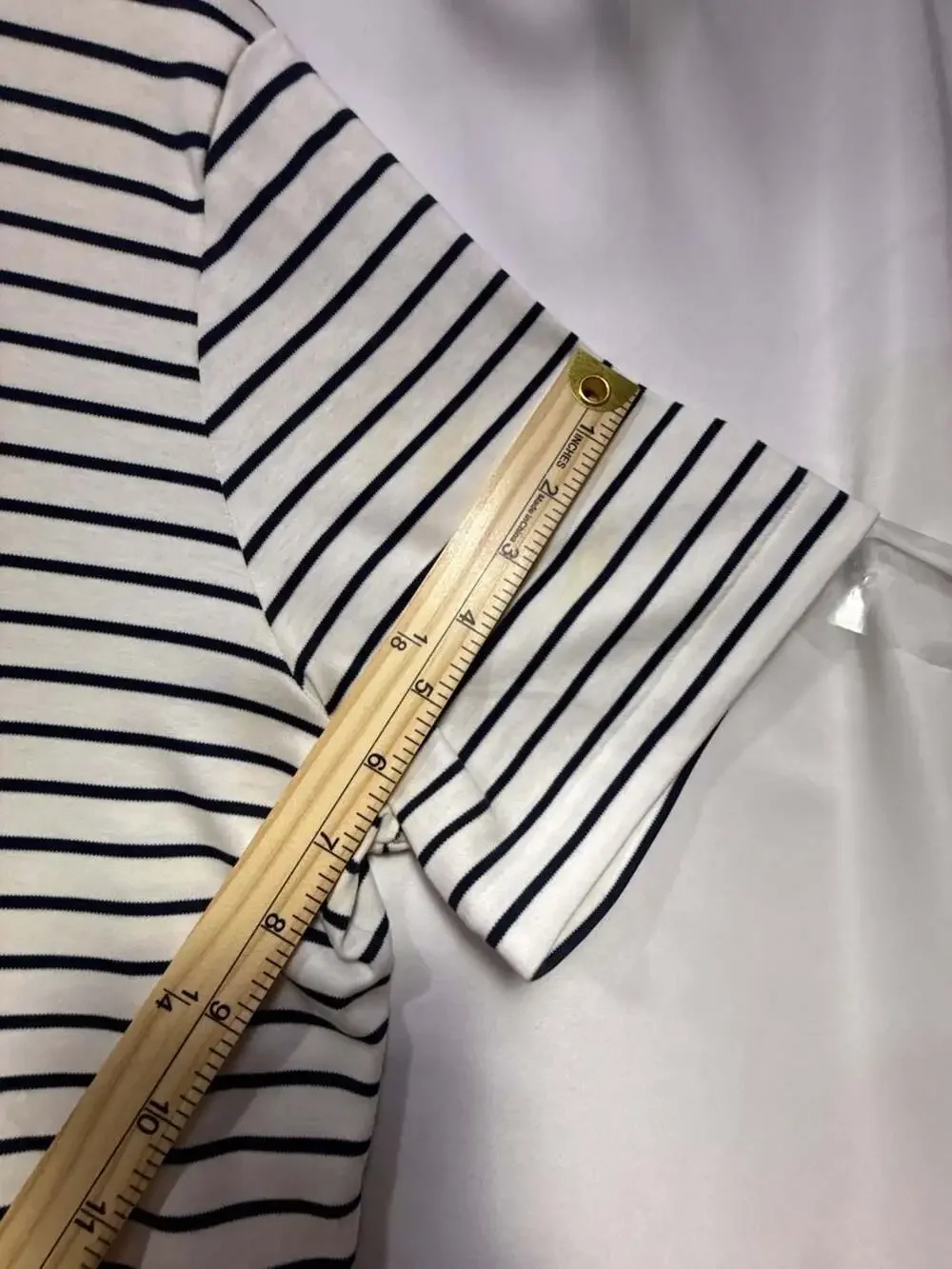 Polo Ralph Lauren navy hem embroidered